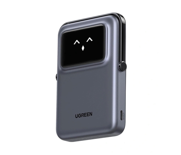 UGREEN Powerbank magnetyczny 10000mAh Uno PB572, Qi 7.5W szary - 1488612 - zdjęcie 2